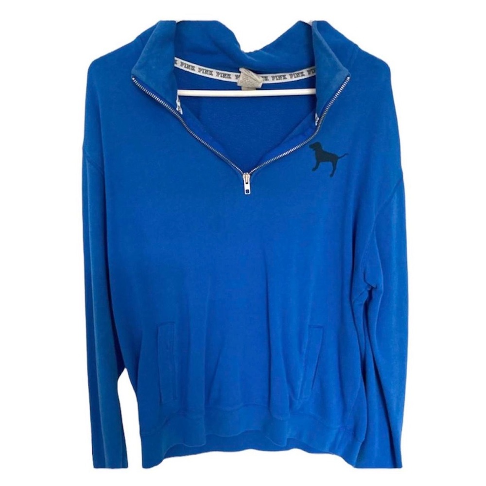 BLUE “PINK” QUARTER-ZIP